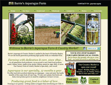 Tablet Screenshot of barriesasparagus.com